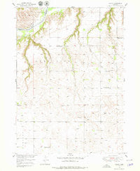 Carns Nebraska Historical topographic map, 1:24000 scale, 7.5 X 7.5 Minute, Year 1949