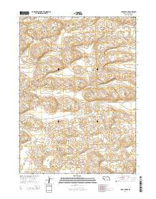 Carr Lake NE Nebraska Current topographic map, 1:24000 scale, 7.5 X 7.5 Minute, Year 2014