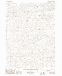 Carrico Lakes Nebraska Historical topographic map, 1:24000 scale, 7.5 X 7.5 Minute, Year 1987