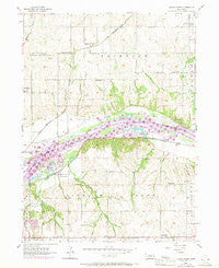 Cedar Creek Nebraska Historical topographic map, 1:24000 scale, 7.5 X 7.5 Minute, Year 1956