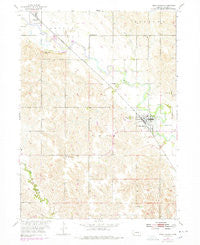 Cedar Rapids Nebraska Historical topographic map, 1:24000 scale, 7.5 X 7.5 Minute, Year 1954