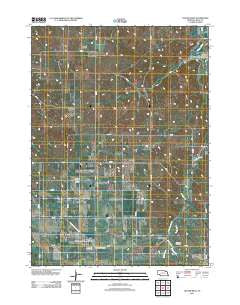 Center West Nebraska Historical topographic map, 1:24000 scale, 7.5 X 7.5 Minute, Year 2011