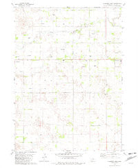 Chambers West Nebraska Historical topographic map, 1:24000 scale, 7.5 X 7.5 Minute, Year 1981