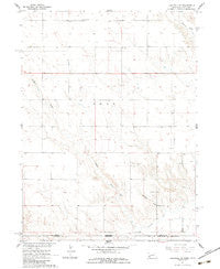 Chappell SE Nebraska Historical topographic map, 1:24000 scale, 7.5 X 7.5 Minute, Year 1961