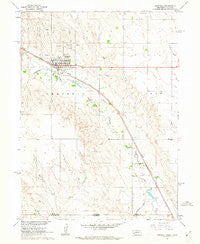 Chappell Nebraska Historical topographic map, 1:24000 scale, 7.5 X 7.5 Minute, Year 1961