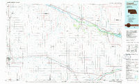 Chappell Nebraska Historical topographic map, 1:100000 scale, 30 X 60 Minute, Year 1985