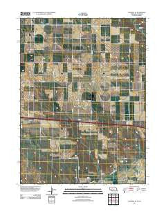 Chappell SE Nebraska Historical topographic map, 1:24000 scale, 7.5 X 7.5 Minute, Year 2011