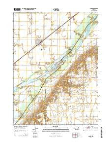 Clarks Nebraska Current topographic map, 1:24000 scale, 7.5 X 7.5 Minute, Year 2014