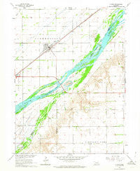 Clarks Nebraska Historical topographic map, 1:24000 scale, 7.5 X 7.5 Minute, Year 1962