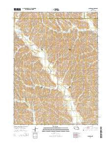 Clarkson Nebraska Current topographic map, 1:24000 scale, 7.5 X 7.5 Minute, Year 2014