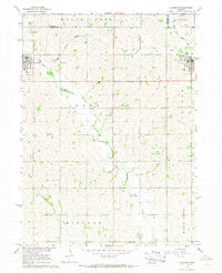 Clarkson Nebraska Historical topographic map, 1:24000 scale, 7.5 X 7.5 Minute, Year 1966