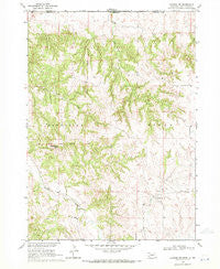 Clinton NW Nebraska Historical topographic map, 1:24000 scale, 7.5 X 7.5 Minute, Year 1969