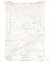 Clinton Nebraska Historical topographic map, 1:24000 scale, 7.5 X 7.5 Minute, Year 1969