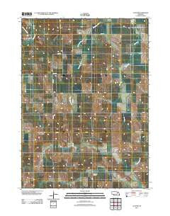 Closter Nebraska Historical topographic map, 1:24000 scale, 7.5 X 7.5 Minute, Year 2011