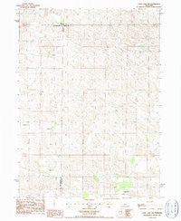 Cody Lake NW Nebraska Historical topographic map, 1:24000 scale, 7.5 X 7.5 Minute, Year 1986