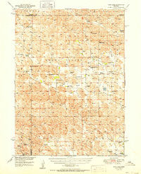Cody Lake Nebraska Historical topographic map, 1:62500 scale, 15 X 15 Minute, Year 1951