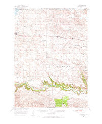 Cody Nebraska Historical topographic map, 1:62500 scale, 15 X 15 Minute, Year 1950