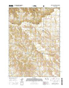 Coffee Mill Butte SW Nebraska Current topographic map, 1:24000 scale, 7.5 X 7.5 Minute, Year 2014
