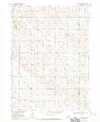Coleridge SE Nebraska Historical topographic map, 1:24000 scale, 7.5 X 7.5 Minute, Year 1968