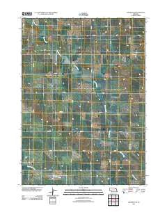 Coleridge SE Nebraska Historical topographic map, 1:24000 scale, 7.5 X 7.5 Minute, Year 2011
