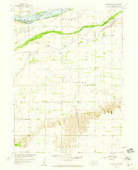 Columbus SW Nebraska Historical topographic map, 1:24000 scale, 7.5 X 7.5 Minute, Year 1958