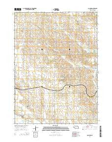 Concord Nebraska Current topographic map, 1:24000 scale, 7.5 X 7.5 Minute, Year 2014