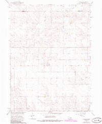 Cornlea Nebraska Historical topographic map, 1:24000 scale, 7.5 X 7.5 Minute, Year 1966