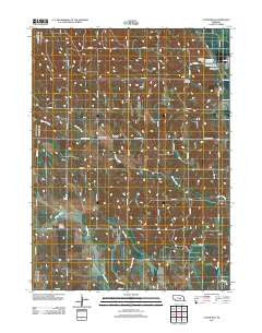 Cotesfield Nebraska Historical topographic map, 1:24000 scale, 7.5 X 7.5 Minute, Year 2011
