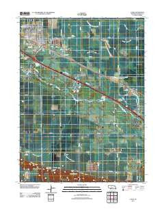 Cozad Nebraska Historical topographic map, 1:24000 scale, 7.5 X 7.5 Minute, Year 2011