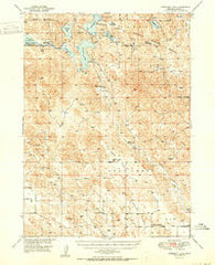 Crescent Lake Nebraska Historical topographic map, 1:62500 scale, 15 X 15 Minute, Year 1950