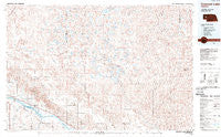 Crescent Lake Nebraska Historical topographic map, 1:100000 scale, 30 X 60 Minute, Year 1985