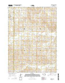 Crofton Nebraska Current topographic map, 1:24000 scale, 7.5 X 7.5 Minute, Year 2014