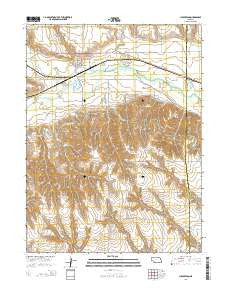 Culbertson Nebraska Current topographic map, 1:24000 scale, 7.5 X 7.5 Minute, Year 2014