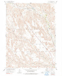 Curtis NW Nebraska Historical topographic map, 1:24000 scale, 7.5 X 7.5 Minute, Year 1956