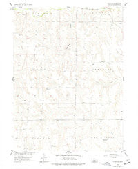 Curtis SE Nebraska Historical topographic map, 1:24000 scale, 7.5 X 7.5 Minute, Year 1956