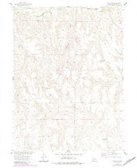 Curtis SE Nebraska Historical topographic map, 1:24000 scale, 7.5 X 7.5 Minute, Year 1956