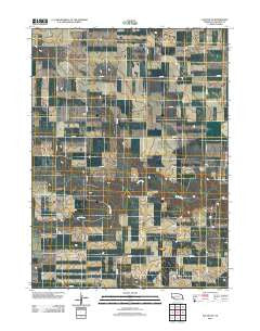 Dalton SE Nebraska Historical topographic map, 1:24000 scale, 7.5 X 7.5 Minute, Year 2011