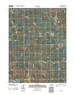 Dawson Nebraska Historical topographic map, 1:24000 scale, 7.5 X 7.5 Minute, Year 2011