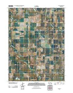 Daykin Nebraska Historical topographic map, 1:24000 scale, 7.5 X 7.5 Minute, Year 2011
