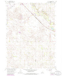 Deloit NE Nebraska Historical topographic map, 1:24000 scale, 7.5 X 7.5 Minute, Year 1963