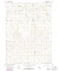 Deloit Nebraska Historical topographic map, 1:24000 scale, 7.5 X 7.5 Minute, Year 1963
