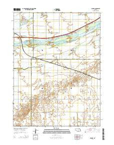 Denman Nebraska Current topographic map, 1:24000 scale, 7.5 X 7.5 Minute, Year 2014