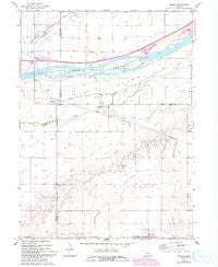 Denman Nebraska Historical topographic map, 1:24000 scale, 7.5 X 7.5 Minute, Year 1962
