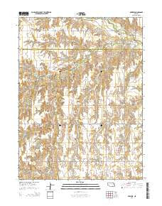 Deweese Nebraska Current topographic map, 1:24000 scale, 7.5 X 7.5 Minute, Year 2014