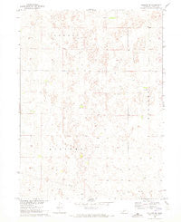 Dickens NW Nebraska Historical topographic map, 1:24000 scale, 7.5 X 7.5 Minute, Year 1970