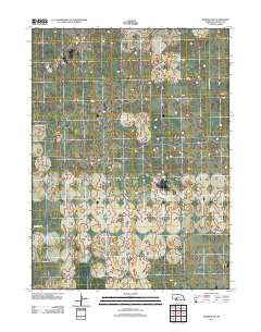 Dickens NW Nebraska Historical topographic map, 1:24000 scale, 7.5 X 7.5 Minute, Year 2011