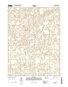 Dickens NW Nebraska Current topographic map, 1:24000 scale, 7.5 X 7.5 Minute, Year 2014