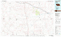 Dismal River Nebraska Historical topographic map, 1:100000 scale, 30 X 60 Minute, Year 1985