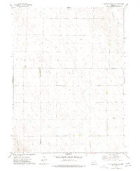 Dittons Creek NE Nebraska Historical topographic map, 1:24000 scale, 7.5 X 7.5 Minute, Year 1973