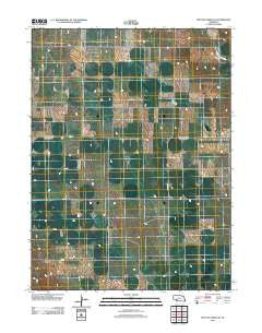 Dittons Creek NE Nebraska Historical topographic map, 1:24000 scale, 7.5 X 7.5 Minute, Year 2011